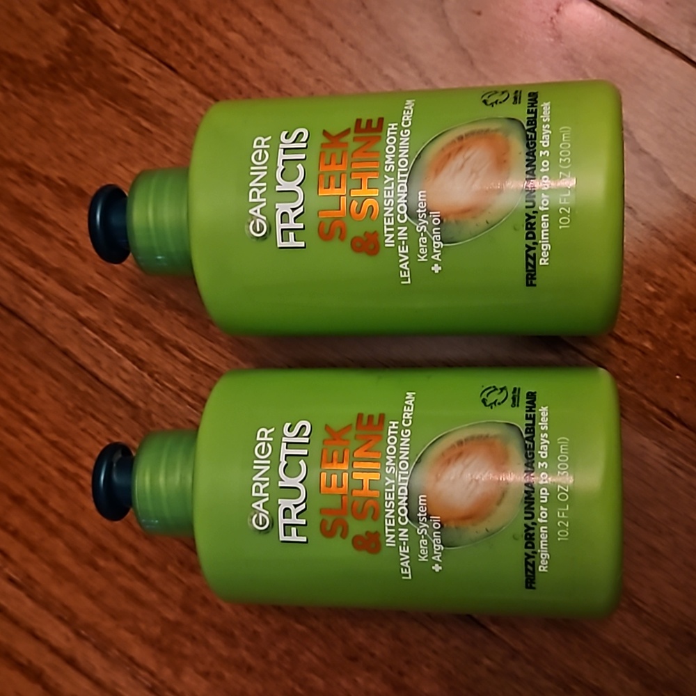 2 Pack Sleek Shine Leave In Conditioner Cream and